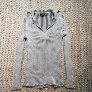 Fendi metallic rayon sweater